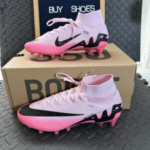 Nike Superfly 9 Elite AG Pro ACC Pink Soccer Cleat FD0245-601 Men's Size 8.5